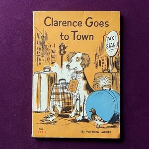 Vintage Children’s Paperback Book Clarence Goes to Town Scholastic Print Novel